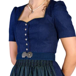 Discount Damen Dirndl "Ines", Dunkel Damen Dirndl