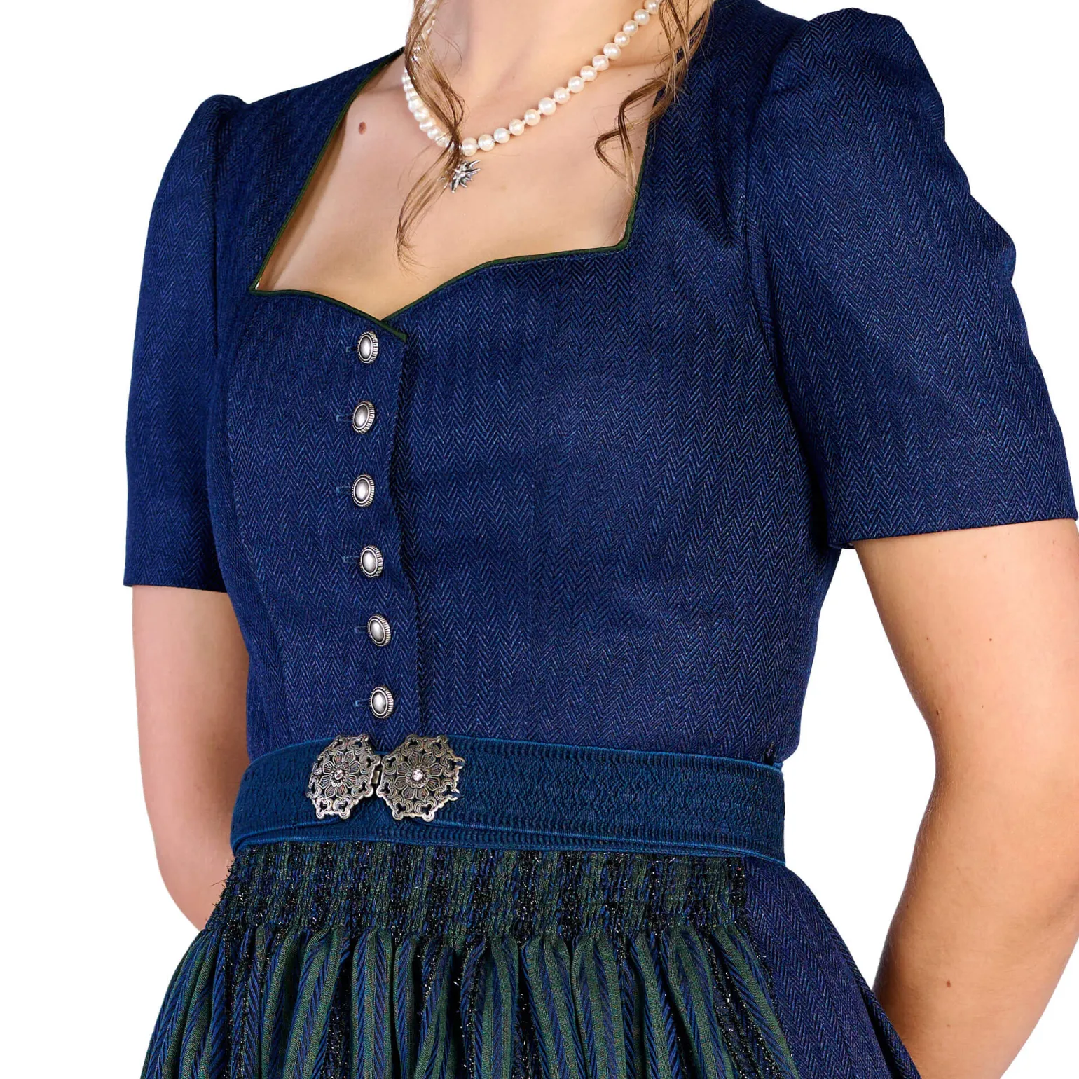 Discount Damen Dirndl "Ines", Dunkel Damen Dirndl