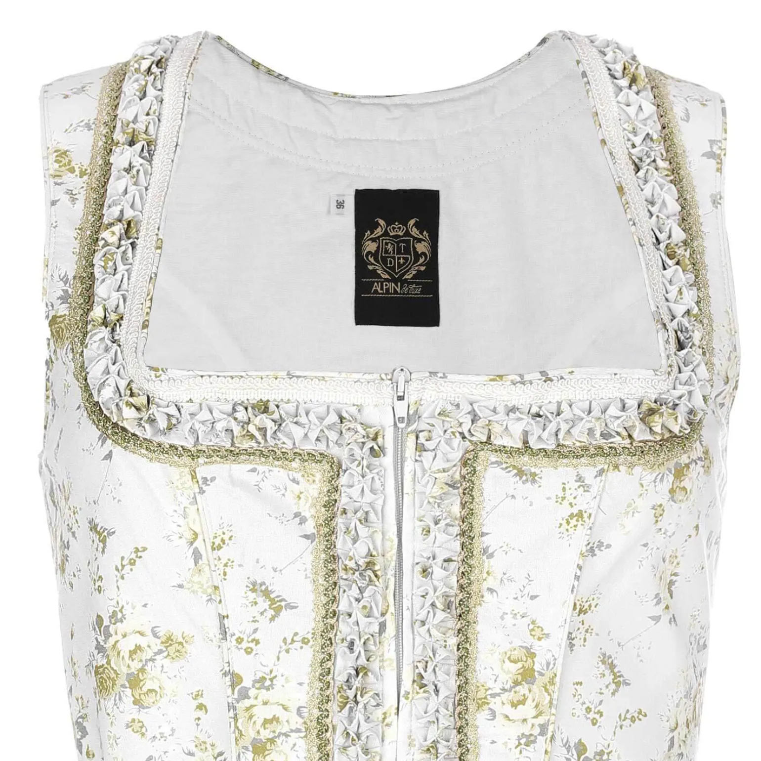 Fashion Damen Dirndl "Marina", Creme Damen Dirndl