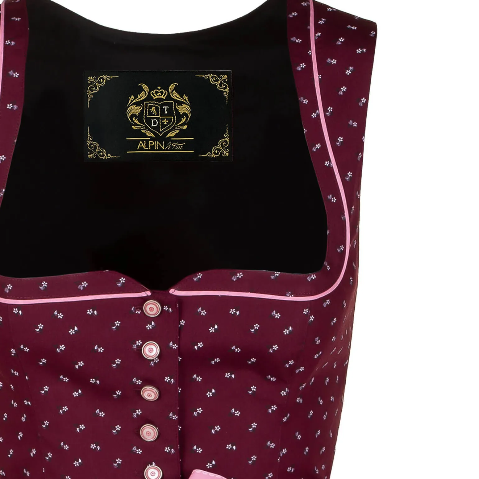 Cheap Damen Dirndl "Melanie", Beere- Damen Dirndl