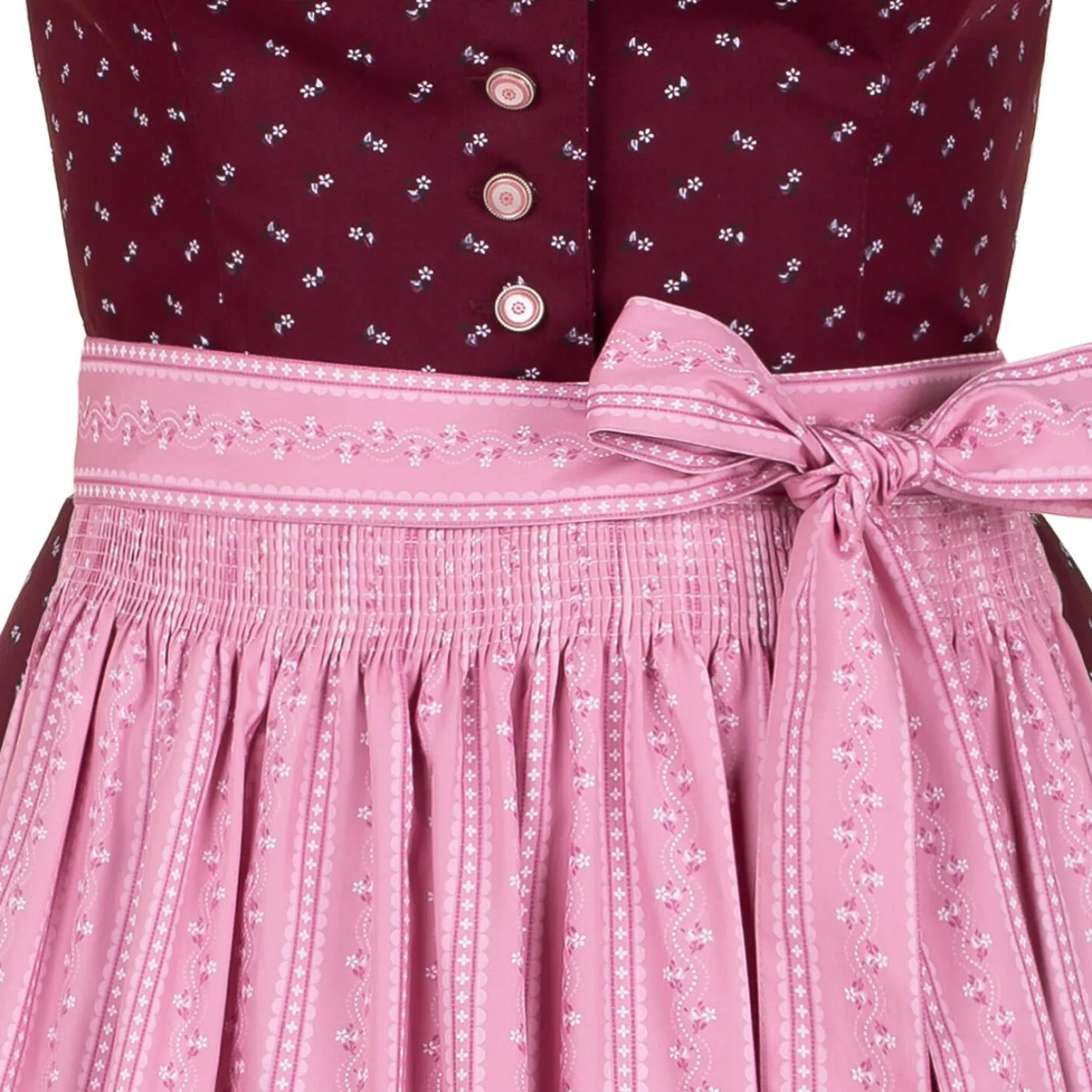 Cheap Damen Dirndl "Melanie", Beere- Damen Dirndl