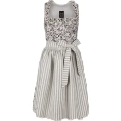Cheap Damen Dirndl "Rose", Hellgrau Damen Dirndl