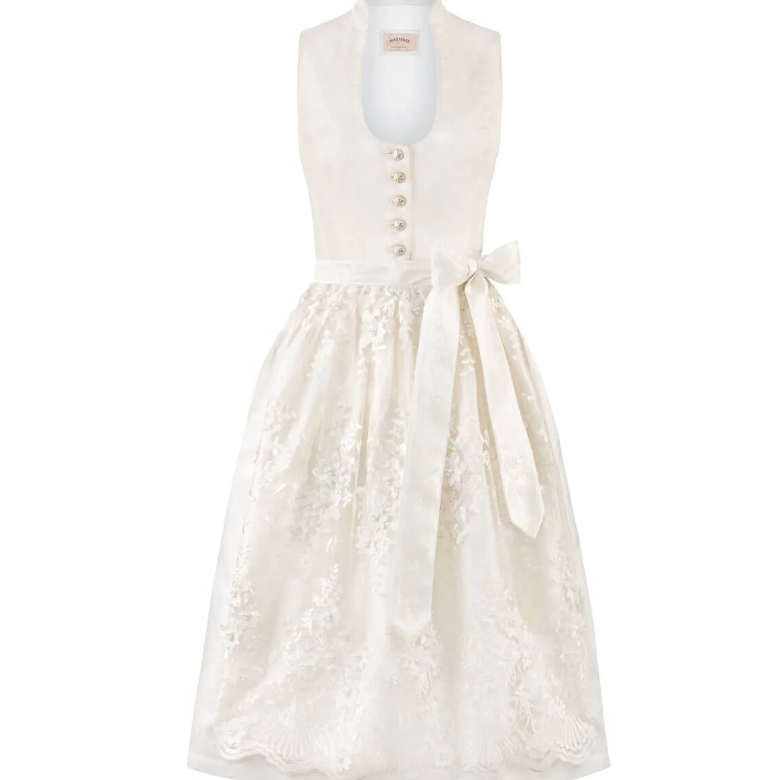 Best Sale Damen Festtagsdirndl "Danice", Creme Damen Dirndl