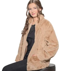 Cheap Damen Kuscheljacke "Nina", Mokka Damen Jacken