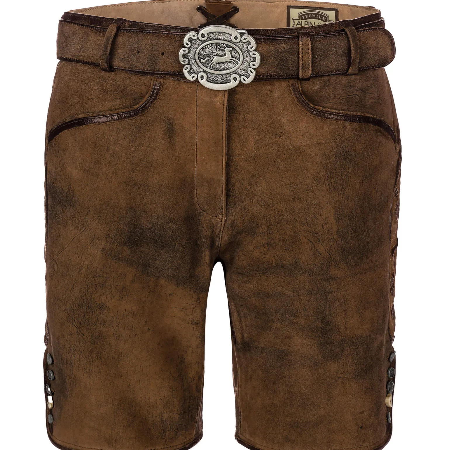 Store Damen Lederhose "Samira", Goat-Antik Damen Lederhosen