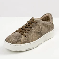 Hot Damen Leder-Sneaker 