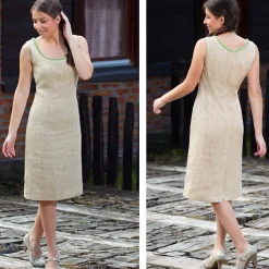 Shop Damen Leinenkleid "Nora", Sand Damen Dirndl