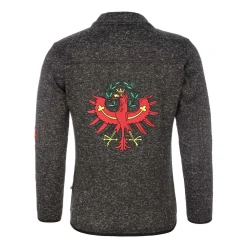 Sale Damen Strickfleece Jacke "Tirol", Anthrazit Damen Jacken