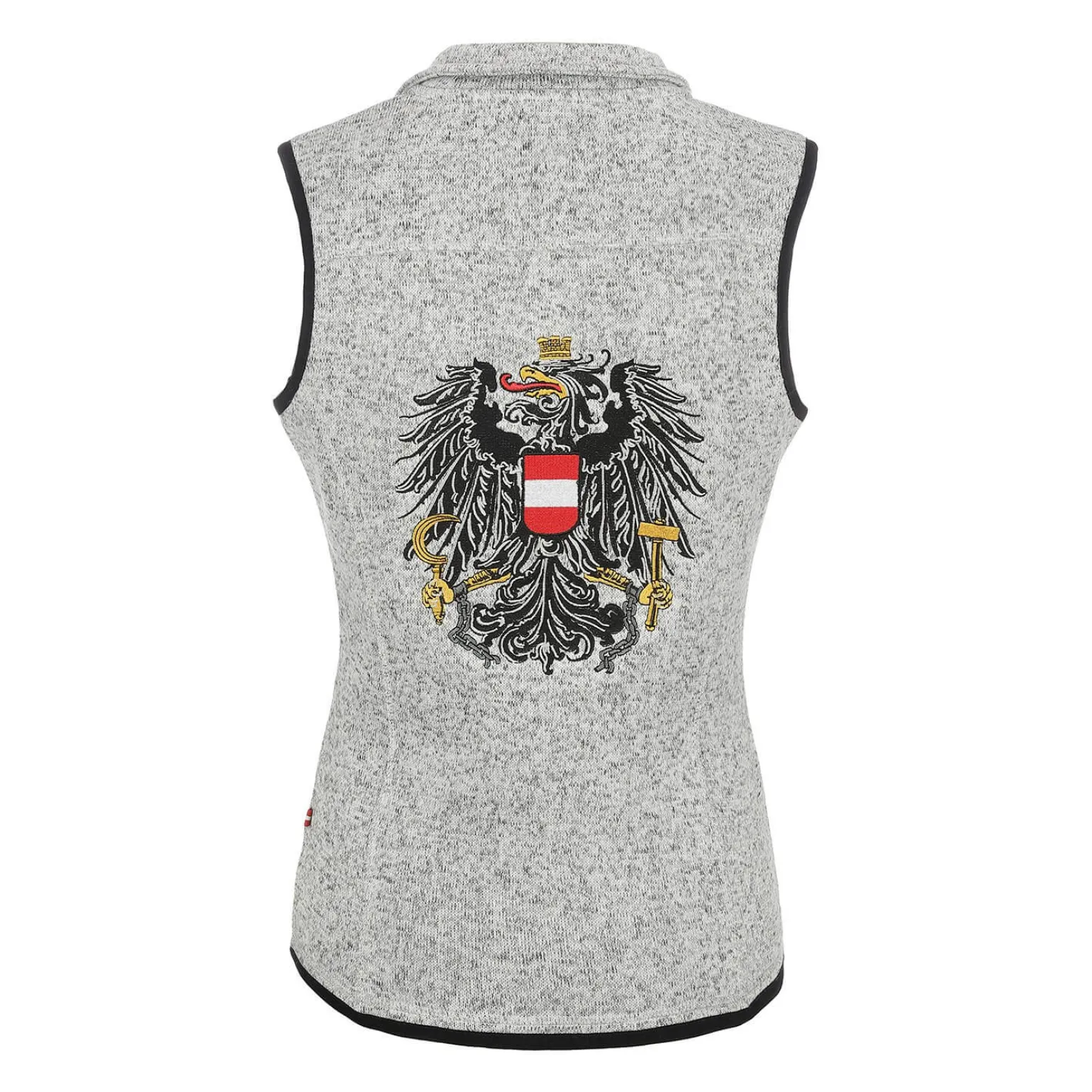 Sale Damen Strickfleece Weste "Österreich", Hell Damen Jacken