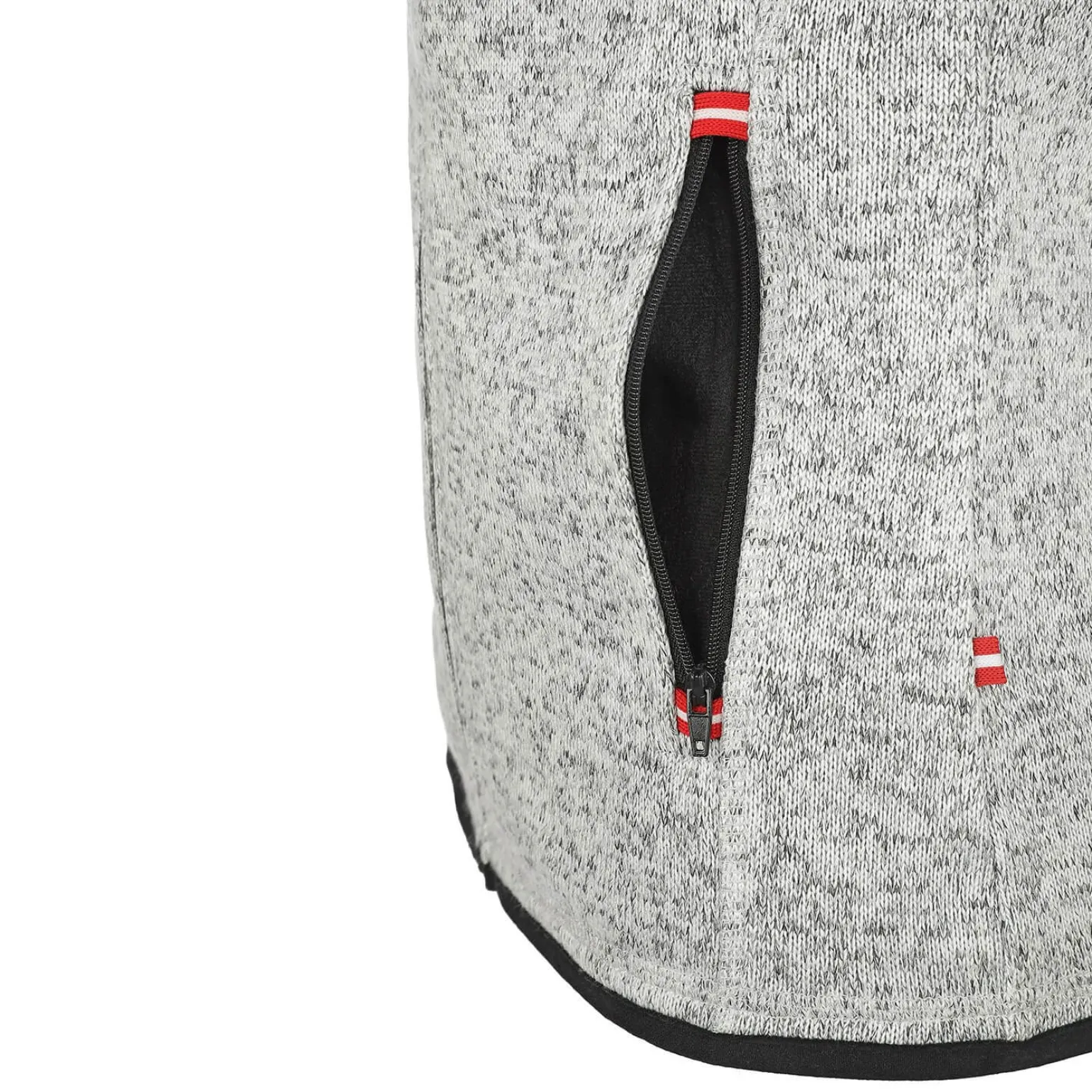 Sale Damen Strickfleece Weste "Österreich", Hell Damen Jacken