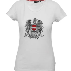 Cheap Damen T-Shirt "Austrian Girl", Weiss Damen Shirts