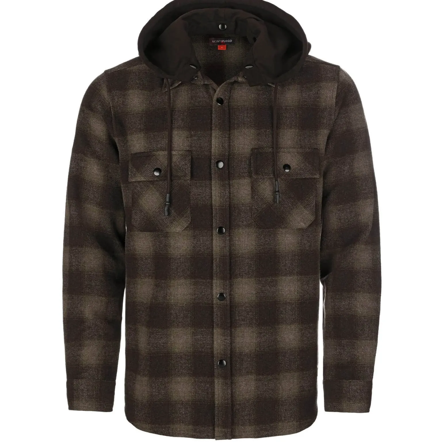 Shop Herren Flanellhemd "Karo", mit Kapuze, Herren Hemden