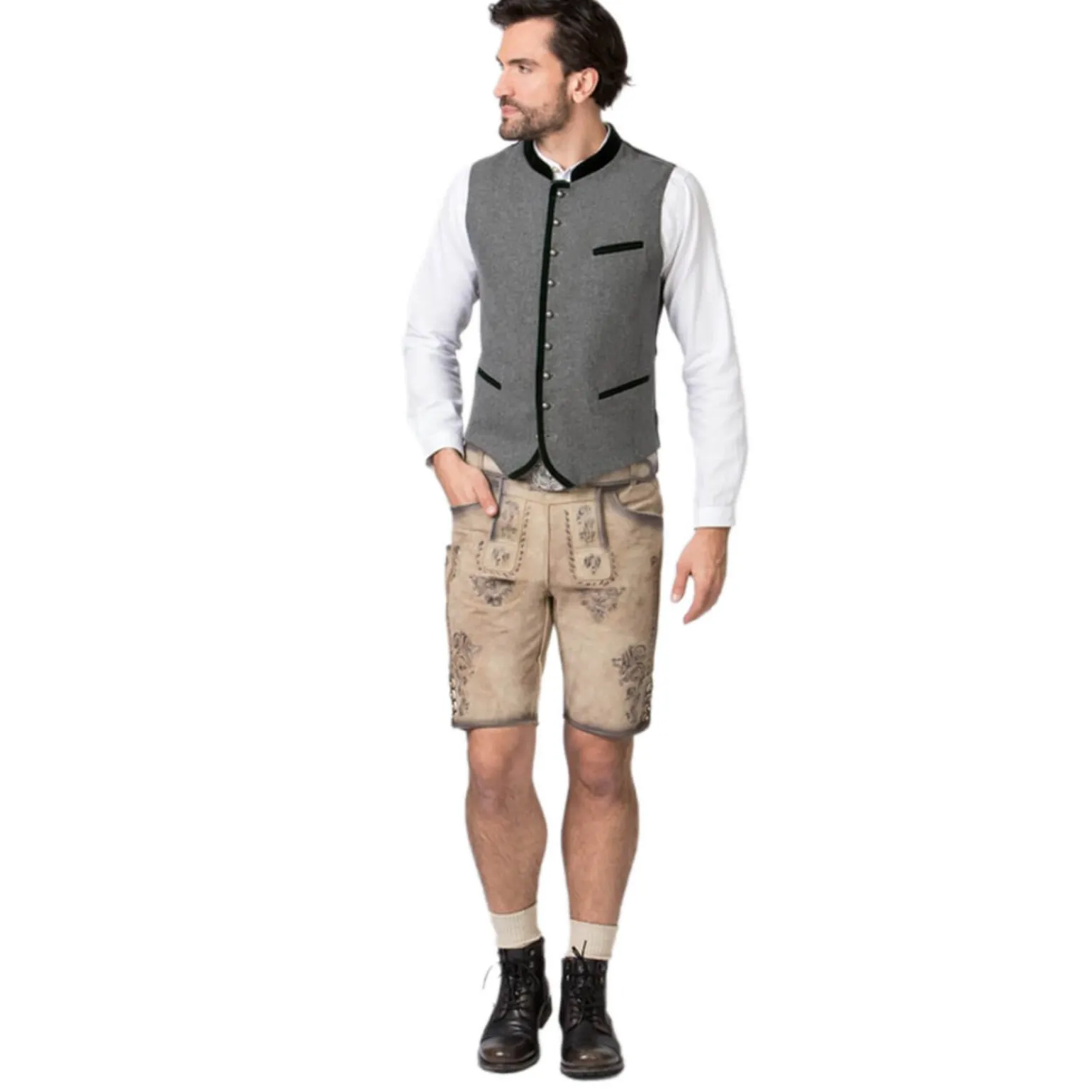 Best Sale Herren Gilet "Alonso", -Grün Herren Gilets