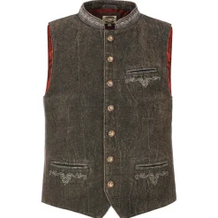 New Herren Gilet "Henry", Stone Herren Gilets