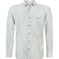 Clearance Herren Hemd "Conrad" Langarm, Salbei Herren Hemden