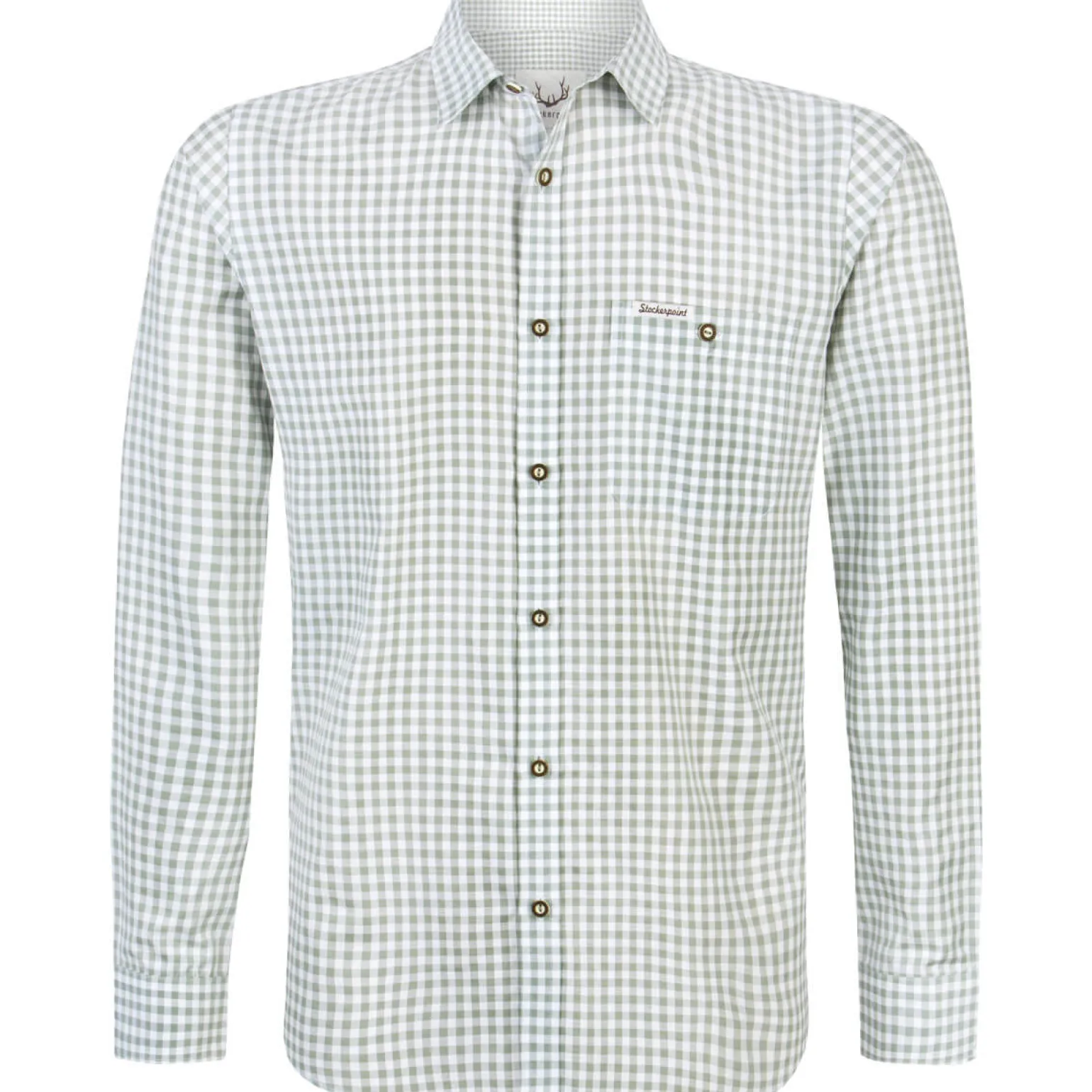 Clearance Herren Hemd "Conrad" Langarm, Salbei Herren Hemden