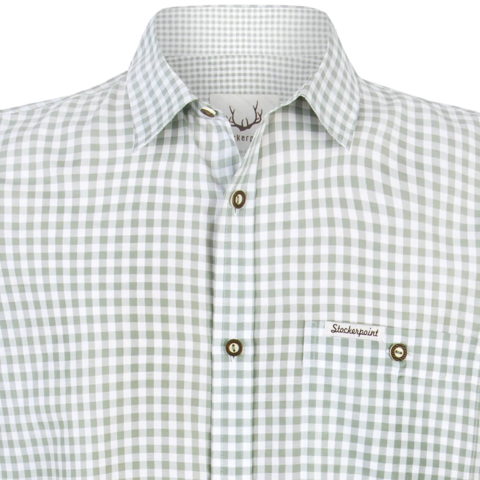 Clearance Herren Hemd "Conrad" Langarm, Salbei Herren Hemden