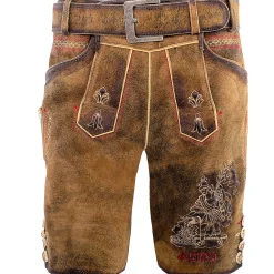 Clearance Herren Lederhose "Feuerwehr", Herren Lederhosen