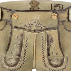 Store Herren Lederhose "Leon", Hell Herren Lederhosen