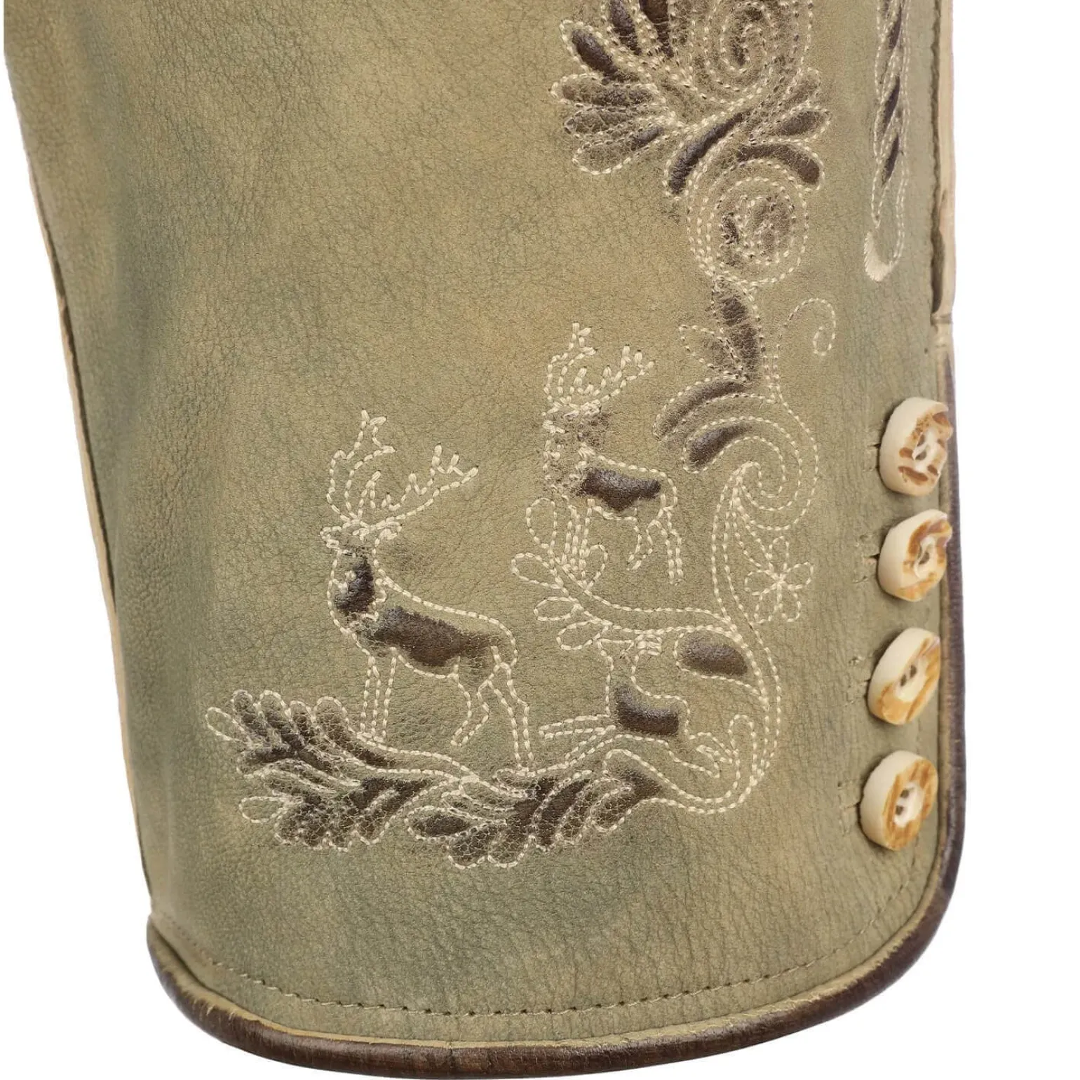 Store Herren Lederhose "Leon", Hell Herren Lederhosen