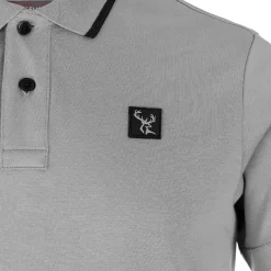 Best Sale Herren Poloshirt mit Hirsch-Logo, Herren Polos