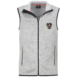 Hot Herren Strickfleece Weste "Österreich", Hell Herren Jacken