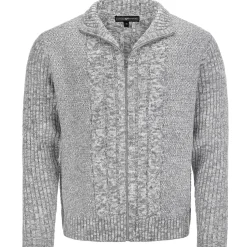 Best Herren Zopf-Strickjacke "Noel", -Melange Herren Jacken