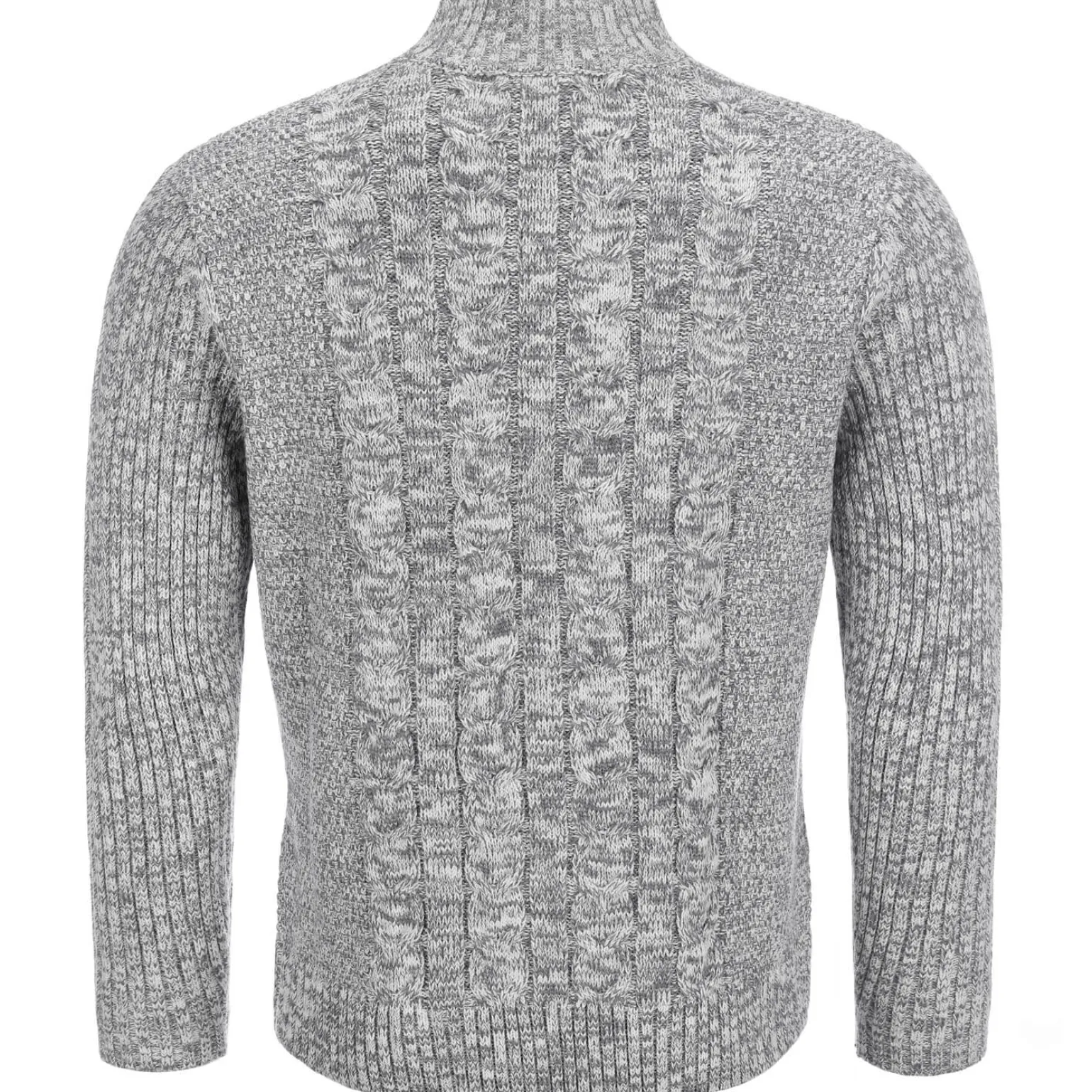 Best Herren Zopf-Strickjacke "Noel", -Melange Herren Jacken