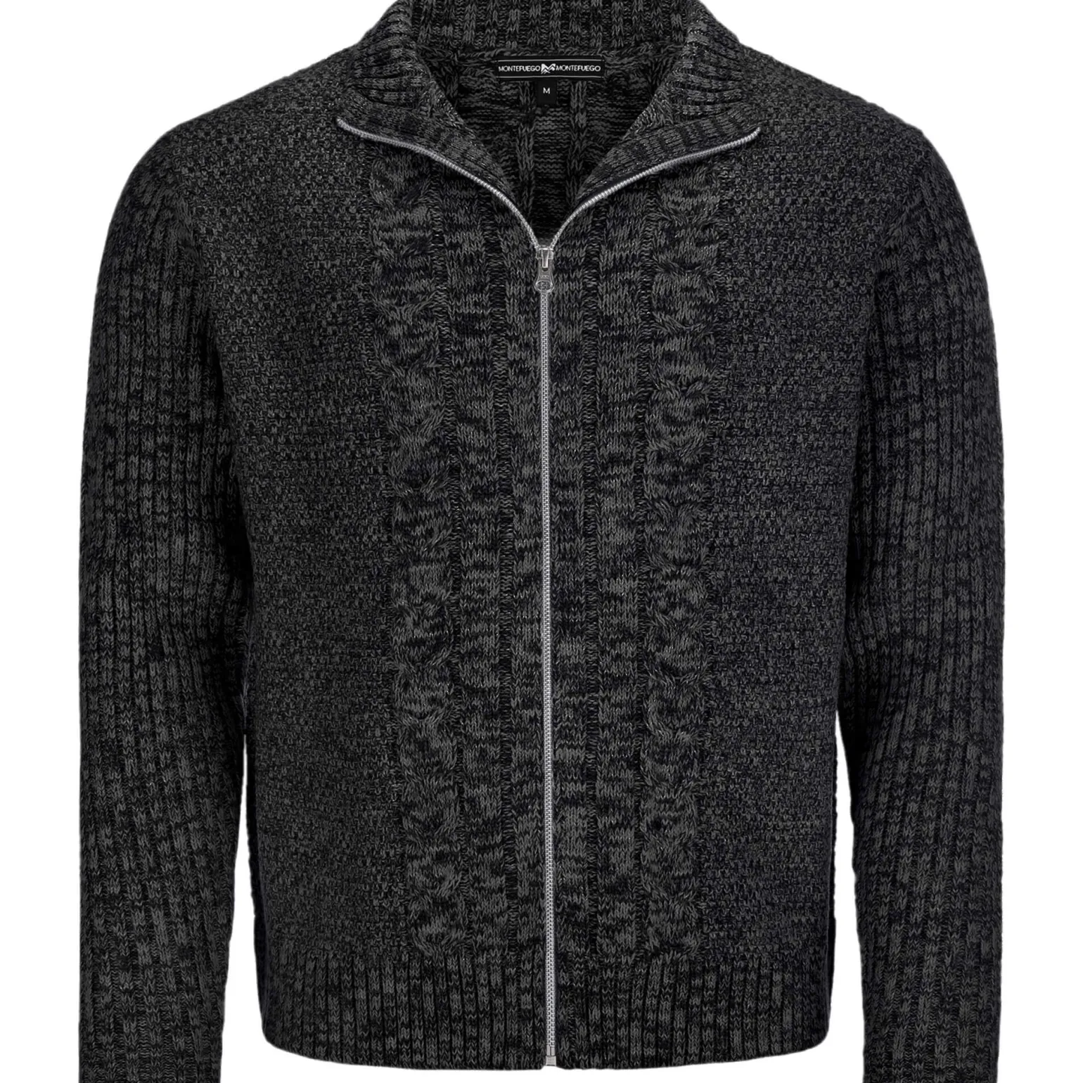 Shop Herren Zopf-Strickjacke "Noel", Dunkel Herren Jacken