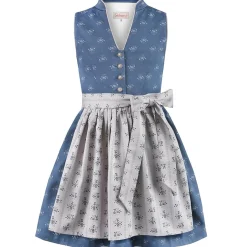 Cheap Kinder Dirndl "Amalie", -Hellgrau Kinder Dirndl
