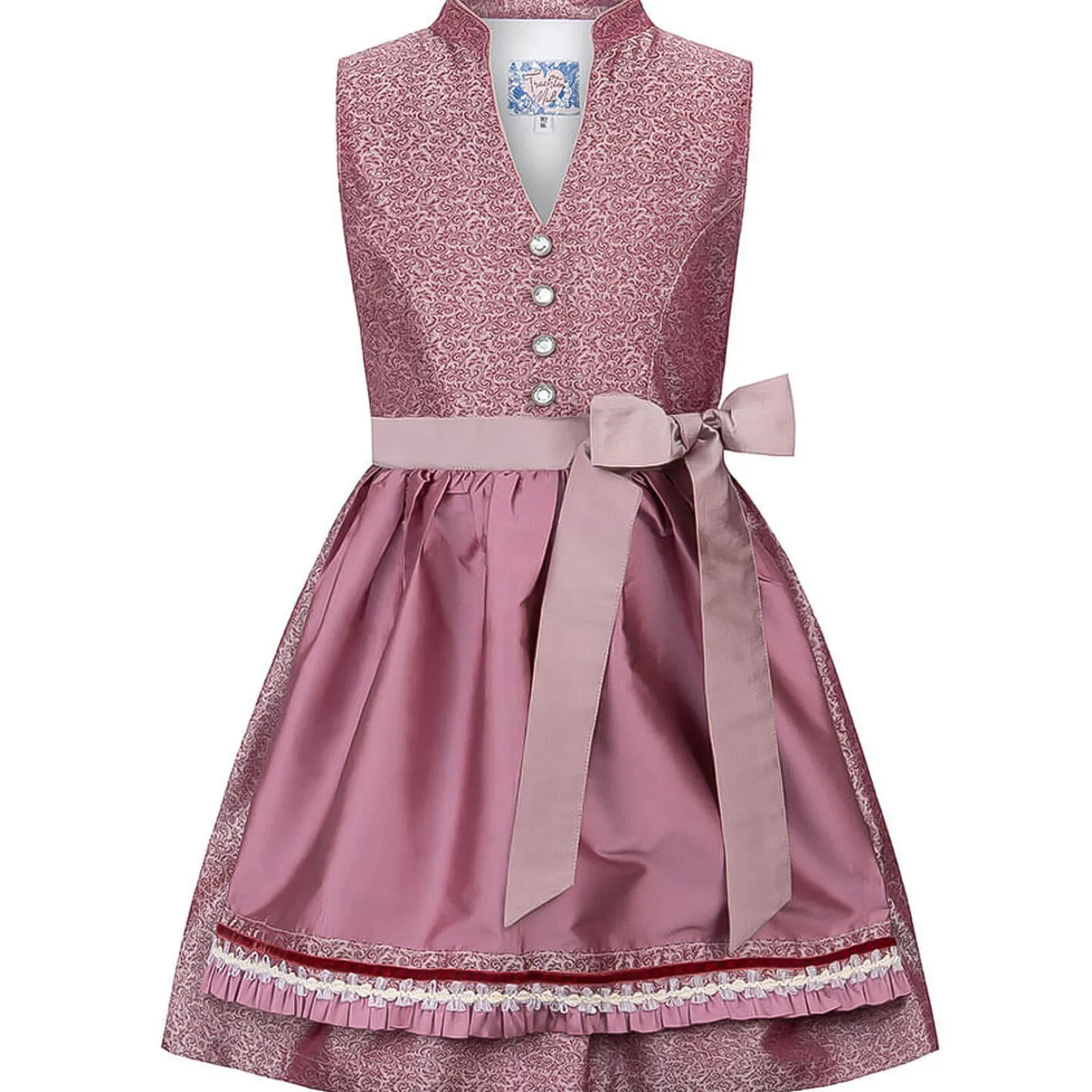 Cheap Kinder Dirndl "Jara", Rose Kinder Dirndl