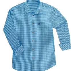 Discount Kinder Hemd "Chiemgau", Langarm, -Kariert Kinder Blusen & Hemden