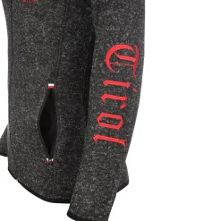 Cheap Kinder Strickfleece Jacke “Tirol”, Anthrazit Kinder Jacken & Anzüge