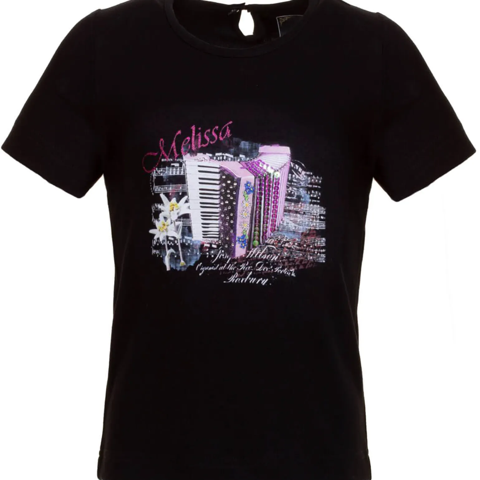 Best Kinder T-Shirt "Melissa Akkordeon Bunt", Kinder Shirts & Polos