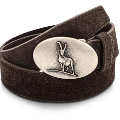 Cheap Ledergürtel "Steinbock", Herren Accessoires
