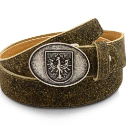 Best Sale Ledergürtel "Tiroler Adler", Hell Herren Accessoires