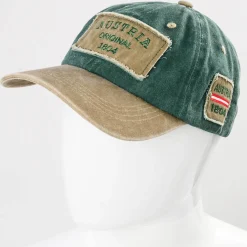 New Schildkappe “Austria”, Grün- Herren Accessoires